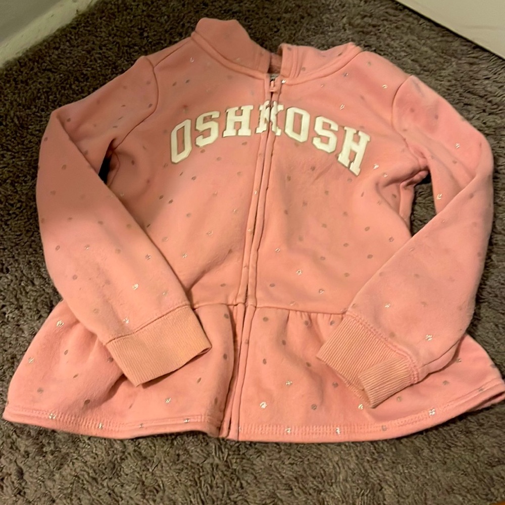 ✅Pink OshKosh Hoodie 5T